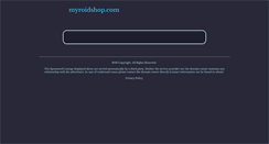 Desktop Screenshot of myroidshop.com